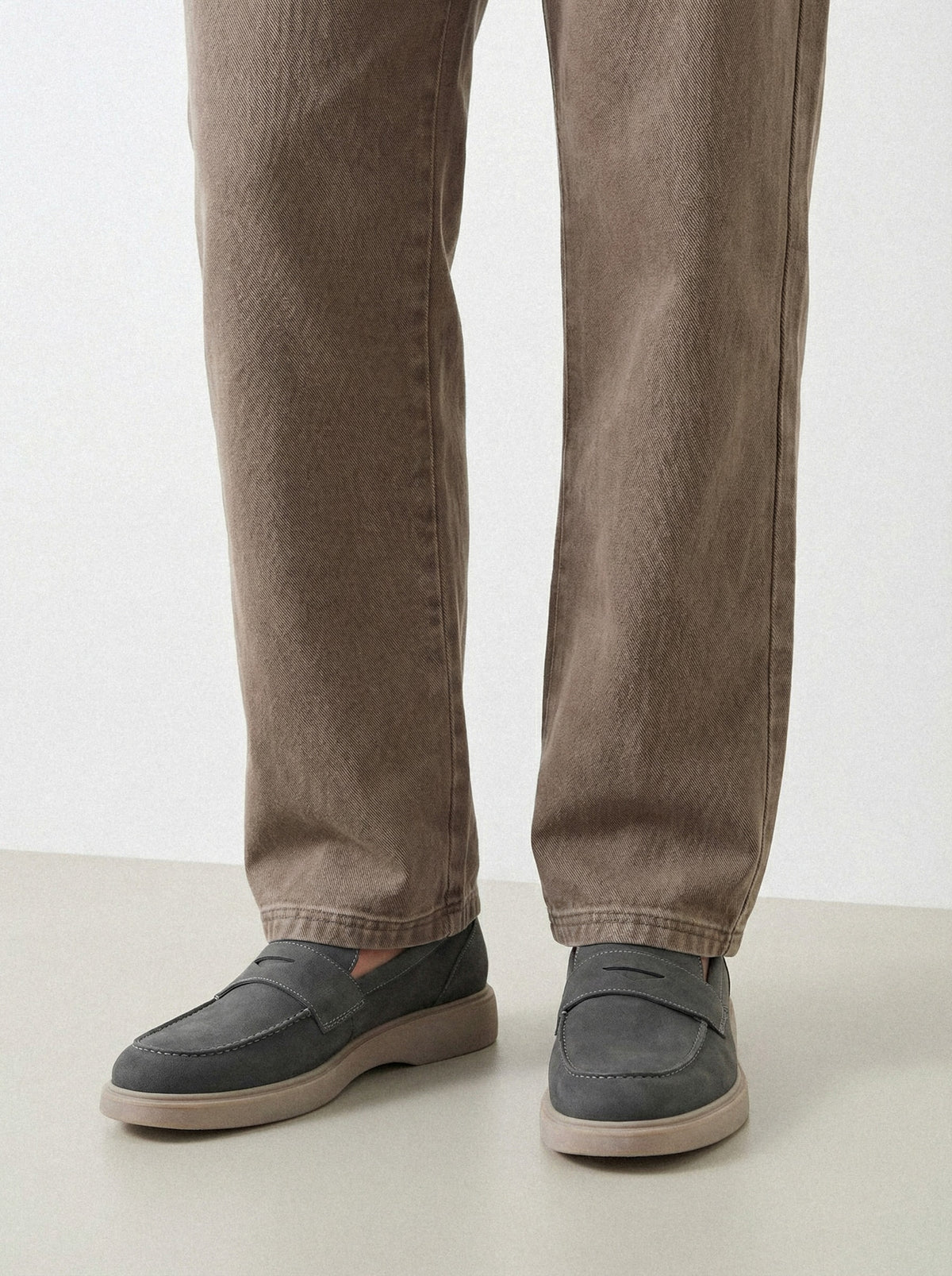 Leather Slip-On Shoes-5