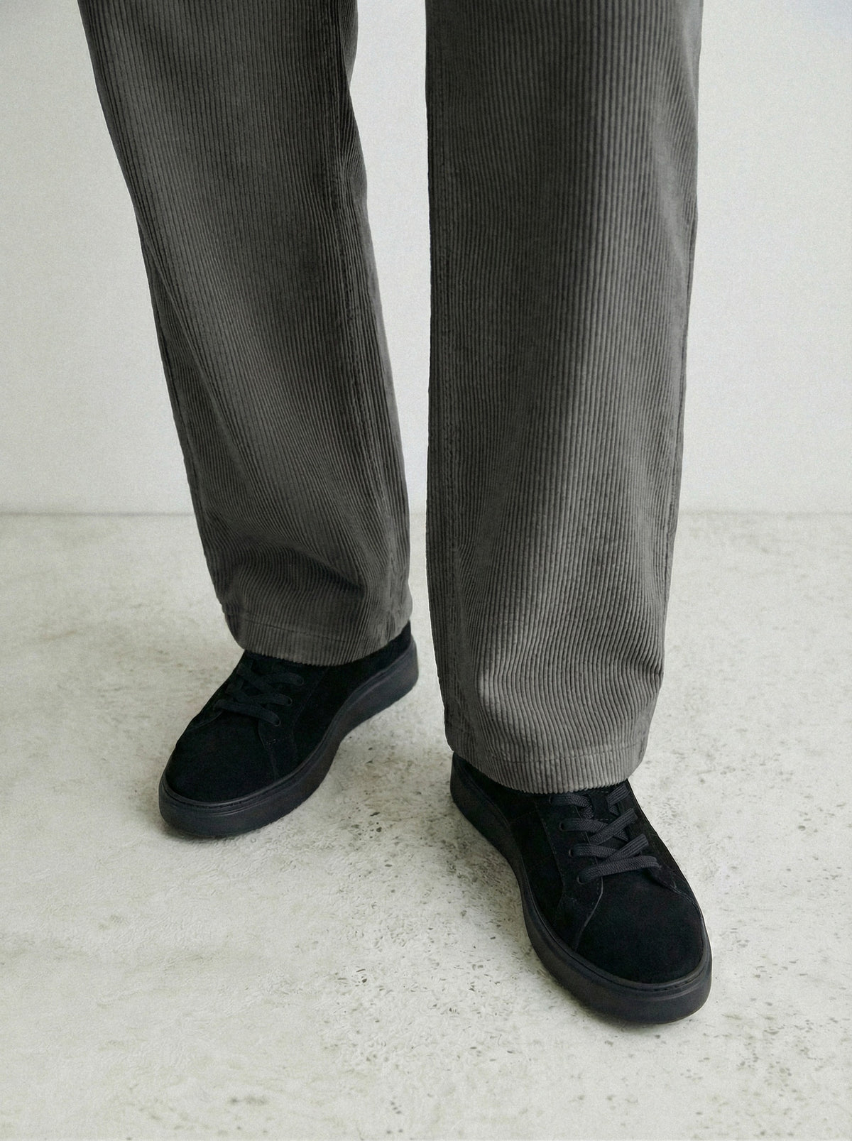 Suede Lace-Up Sneakers-5