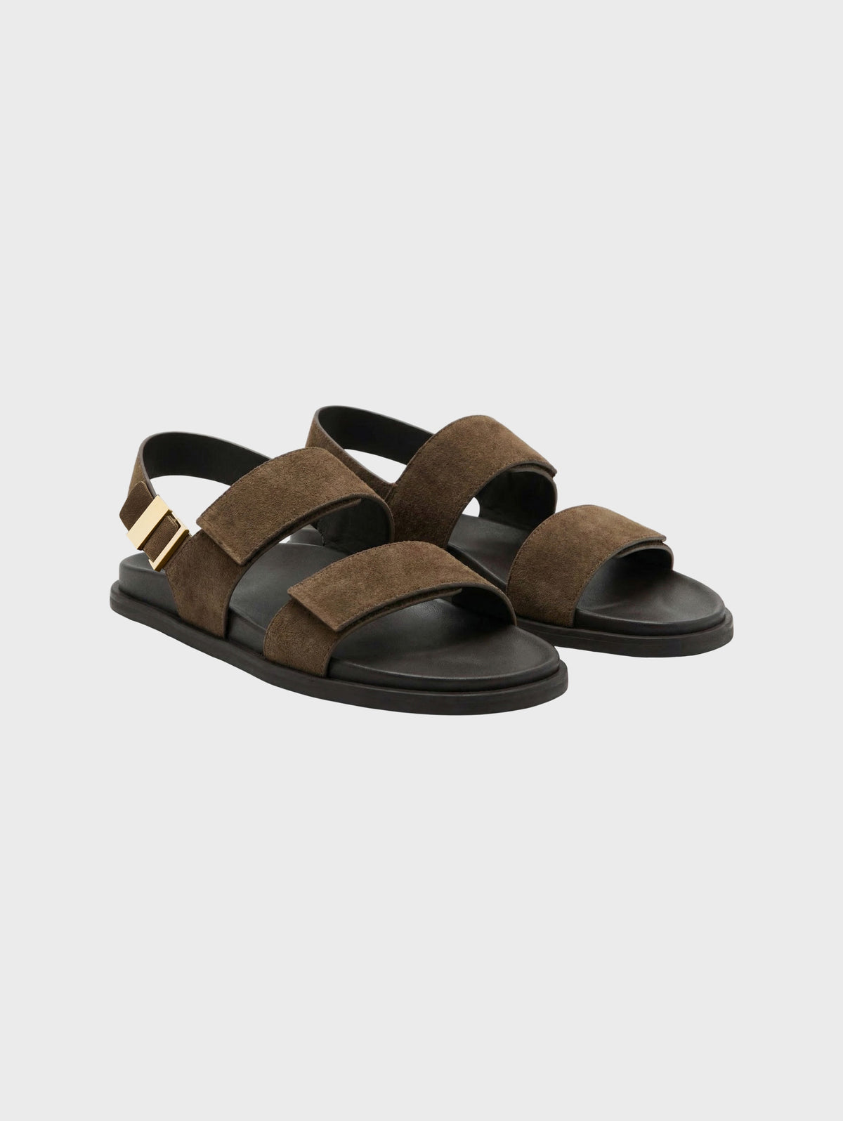 Suede Strap Sandals-2