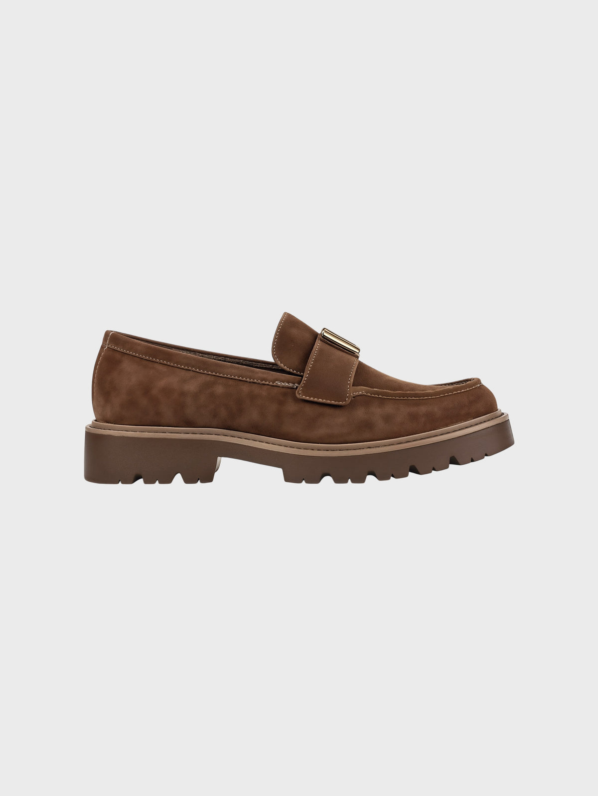 Chunky Sole Loafers-5