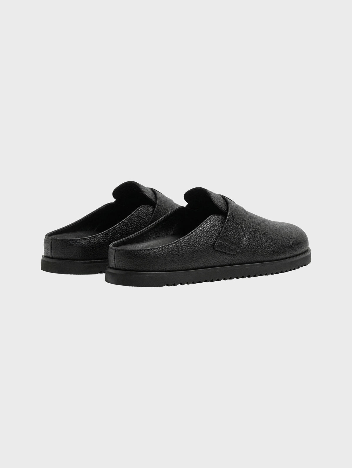 Leather Slip-On Mules-3