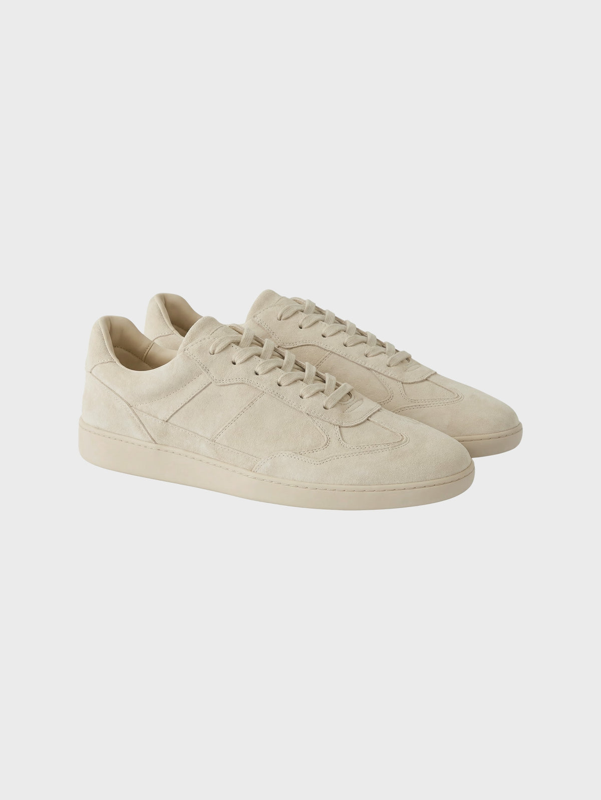Suede Lace-Up Sneakers-2