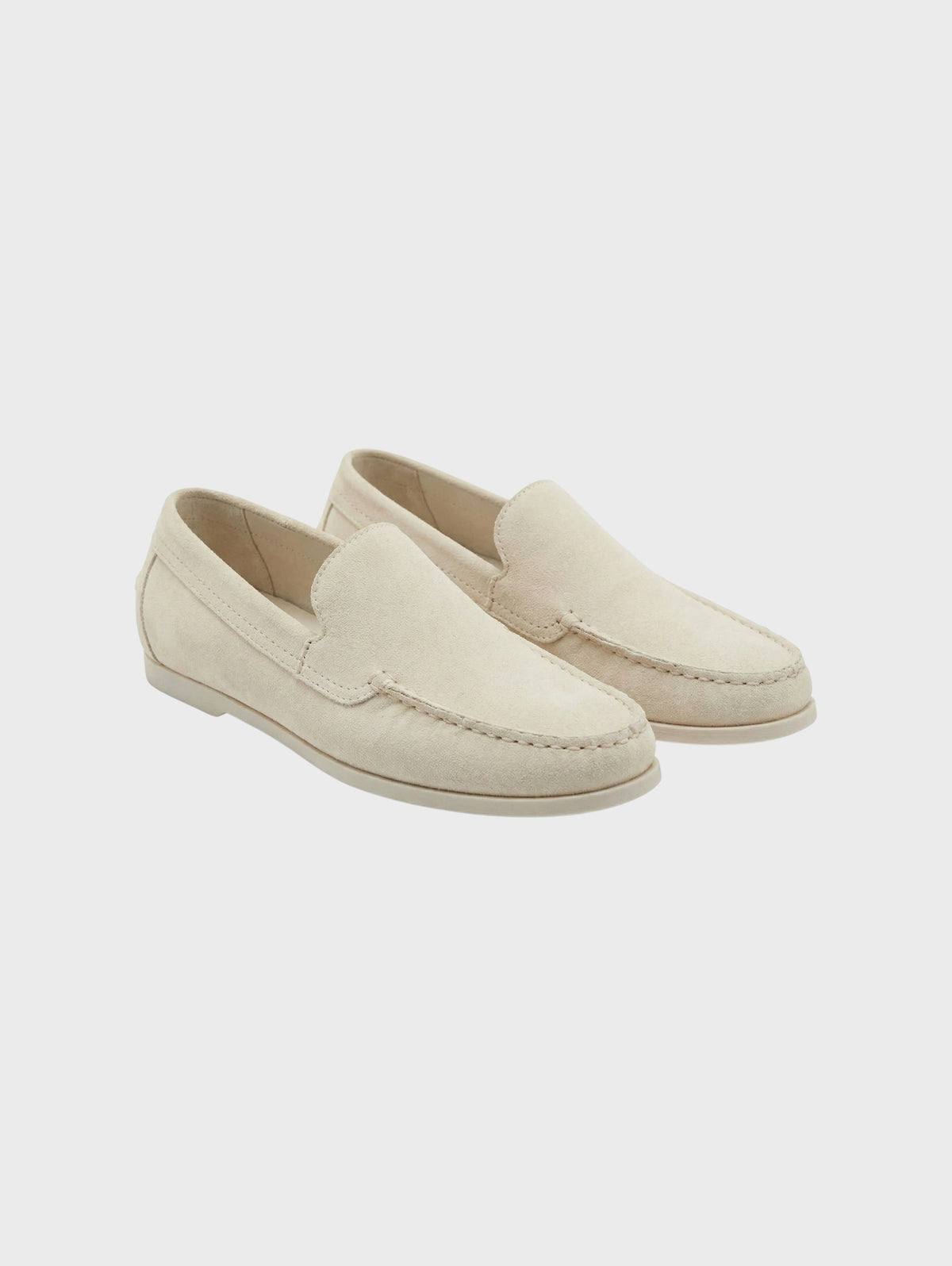 Suede Slip-On Loafers